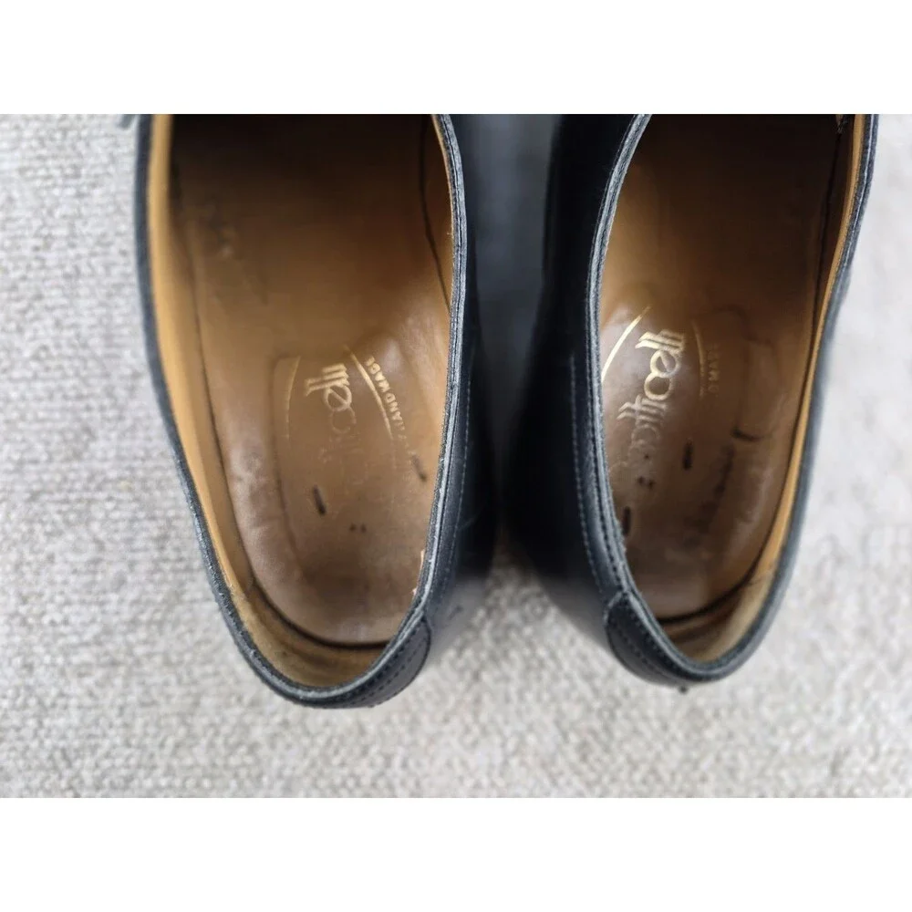 Botticelli Dress Shoes Men's Sz US 11/EU 44 Black Leather Oxford Captoe Italy